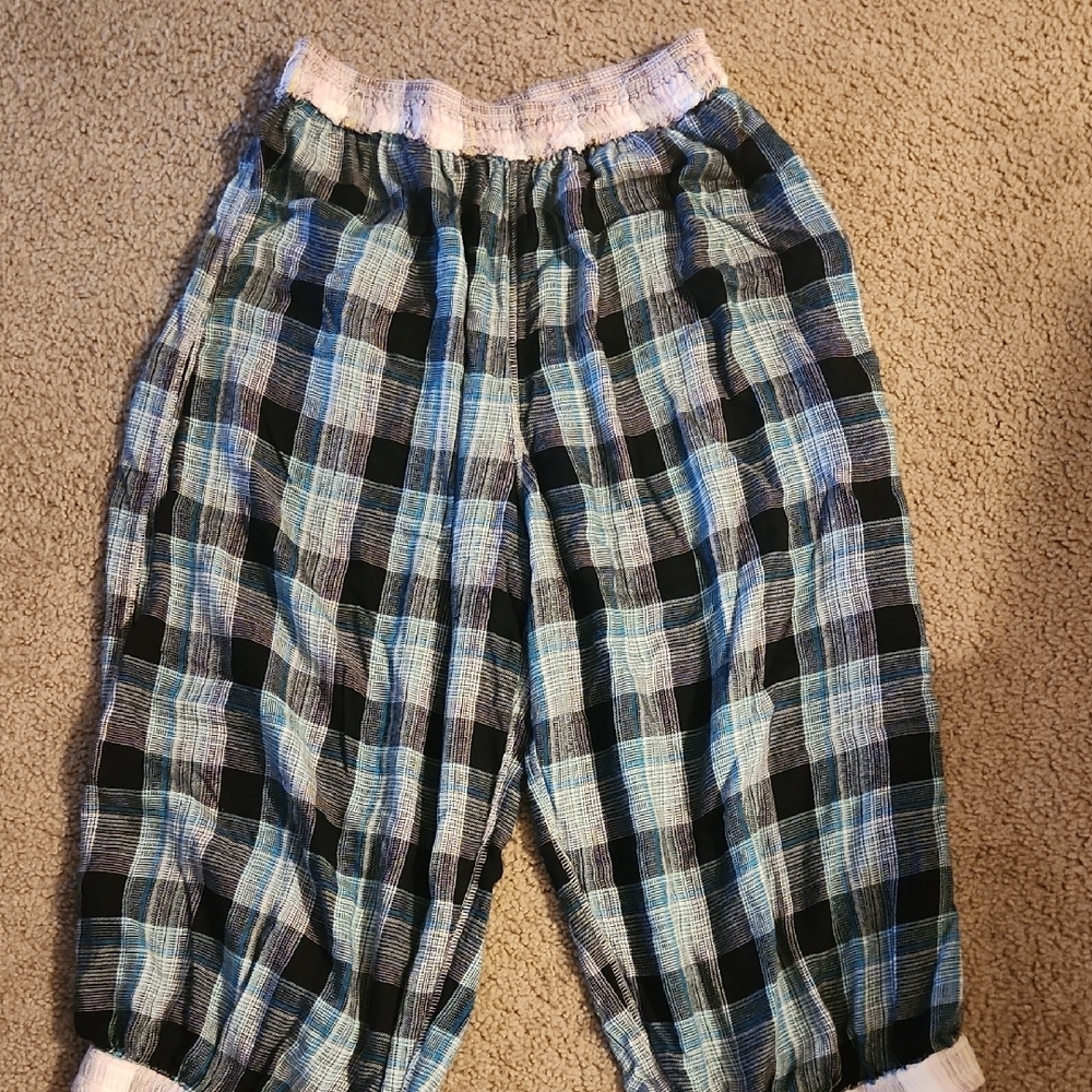 Plaid Pajamas - Blue and Black